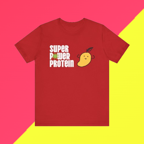 Super Power Protein Unisex Jersey Short Sleeve Tee