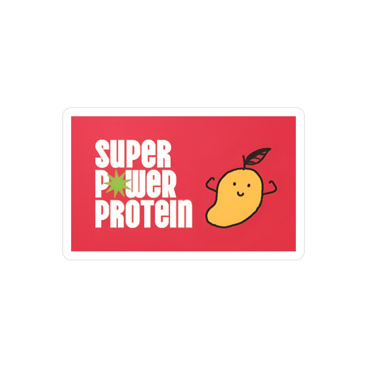 Super Power Protein Kiss-Cut Vinyl Decals