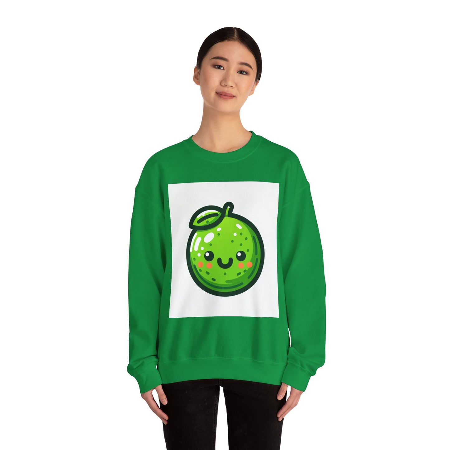 Lime Cartoon Sweatshirt