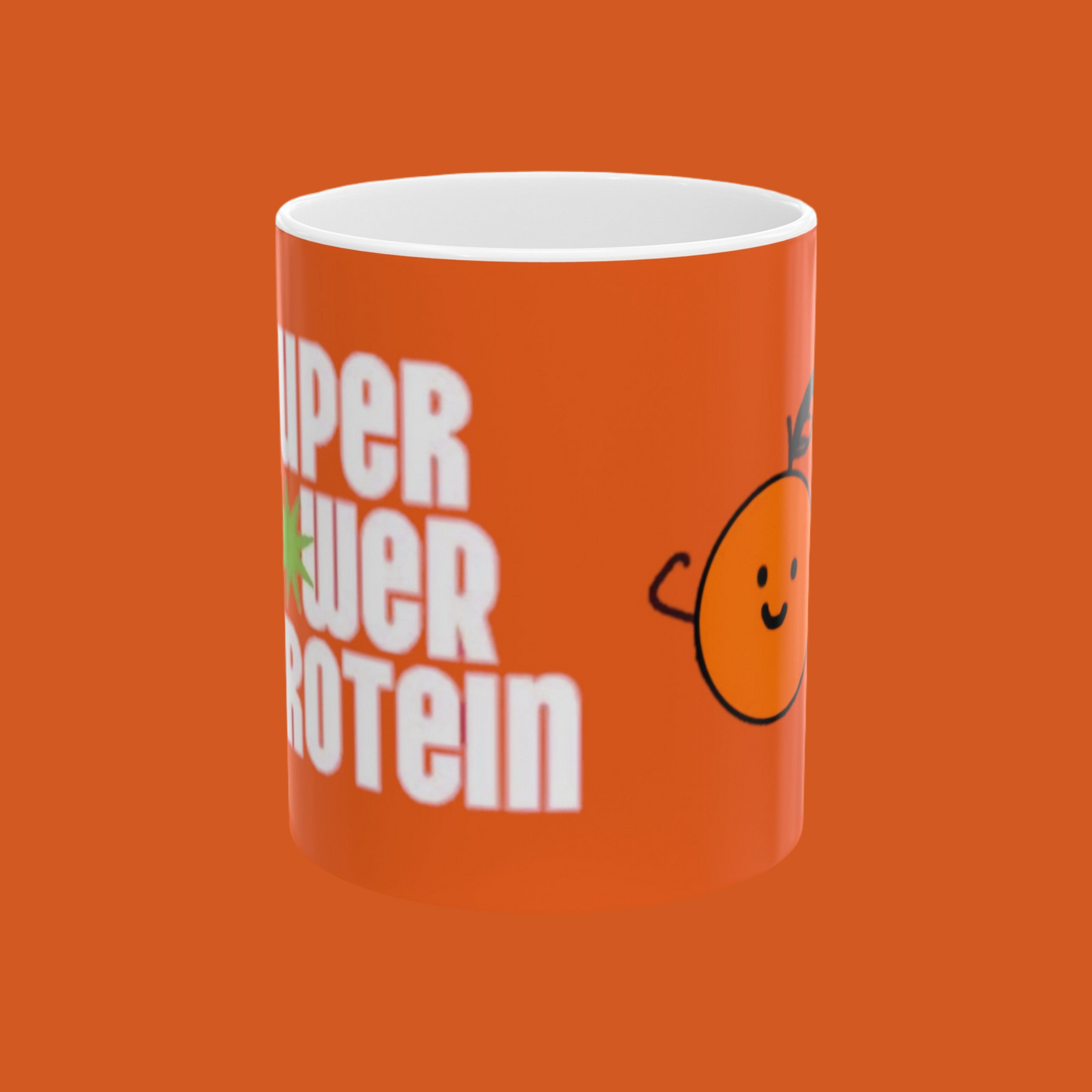 Super Power Protein  Ceramic Mug, (11oz, 15oz)